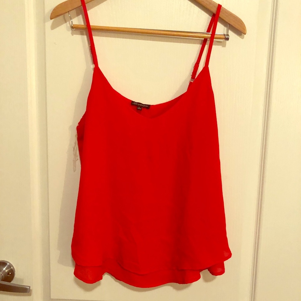 Red Dressy Blouse